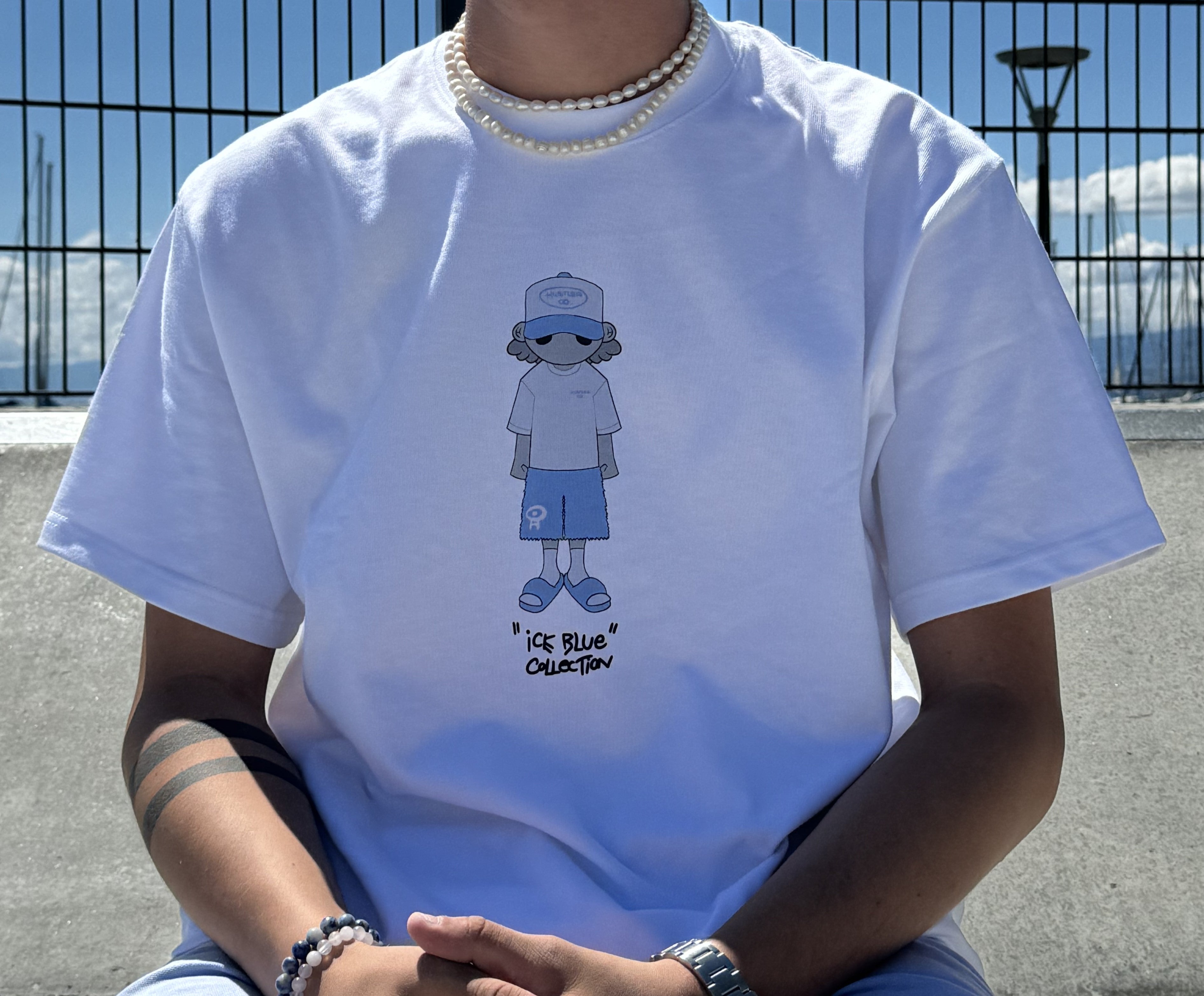 T-Shirt OverSized - "Ice Blue Collection"